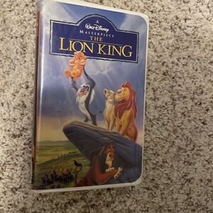 Walt Disney masterpiece The Lion King on VHS with case